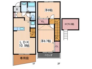 ファモ－レＡの物件間取画像